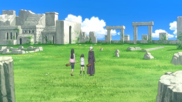 第11話「くじら、空をとぶ」より<br>(C)石塚千尋・講談社/「ふらいんぐうぃっち」製作委員会
