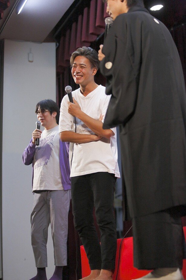 「高尾太夫」を披露した二ツ目・瀧川鯉斗さんは、実は元暴走族の総長。「タレント性がある同世代の人を」という理由でサンキュータツオさんが出演依頼をしたとか<br>