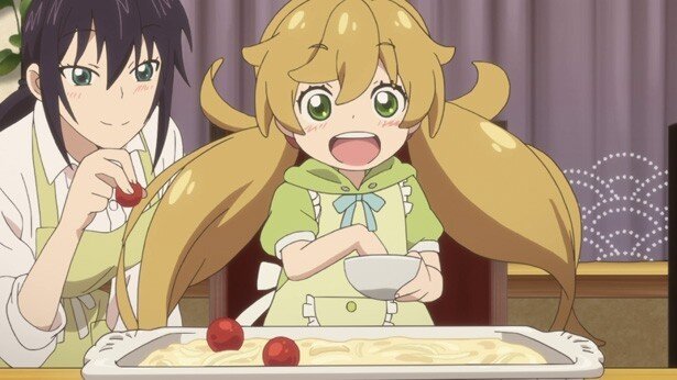 第4話「きらいな野菜とコロコログラタン」より<br>(C)雨隠ギド・講談社/「甘々と稲妻」製作委員会