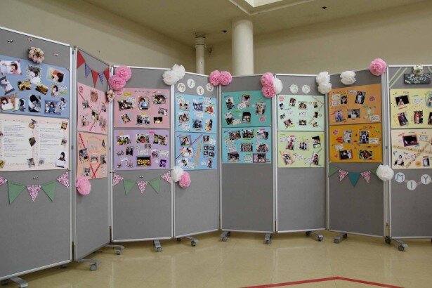 「サンキュー39！未祐ちゃん」会場内の展示物<br>