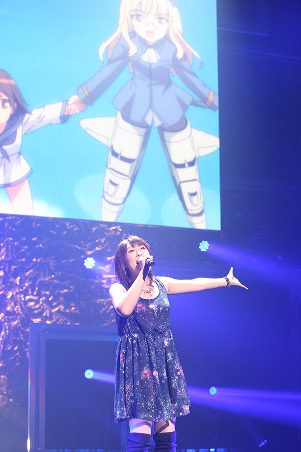 「かどみゅ！2016」 に出演した石田燿子さん<br>