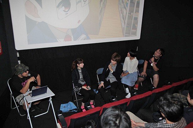 五十嵐さんは「奇異太郎少年の妖怪絵日記」で羽佐間道夫さんがナレーションを担当していることに触れ「ハンパないです、感動しました！」と目を輝かせていました<br>