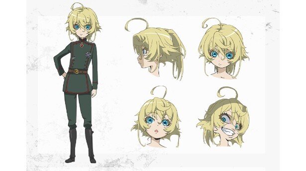 悠木碧さんが演じるターニャ・デグレチャフ<br>(C)カルロ・ゼン・KADOKAWA刊/幼女戦記製作委員会
