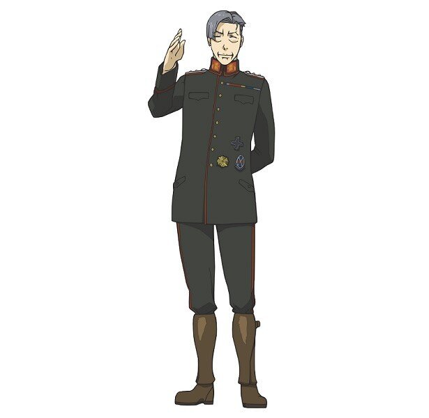 大塚芳忠さんが演じるゼートゥーア<br>(C)カルロ・ゼン・KADOKAWA刊/幼女戦記製作委員会