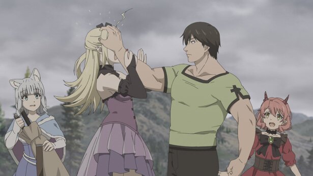 こめかみは人体の急所のひとつ。さすが源蔵さん、ケモノ以外には容赦ない